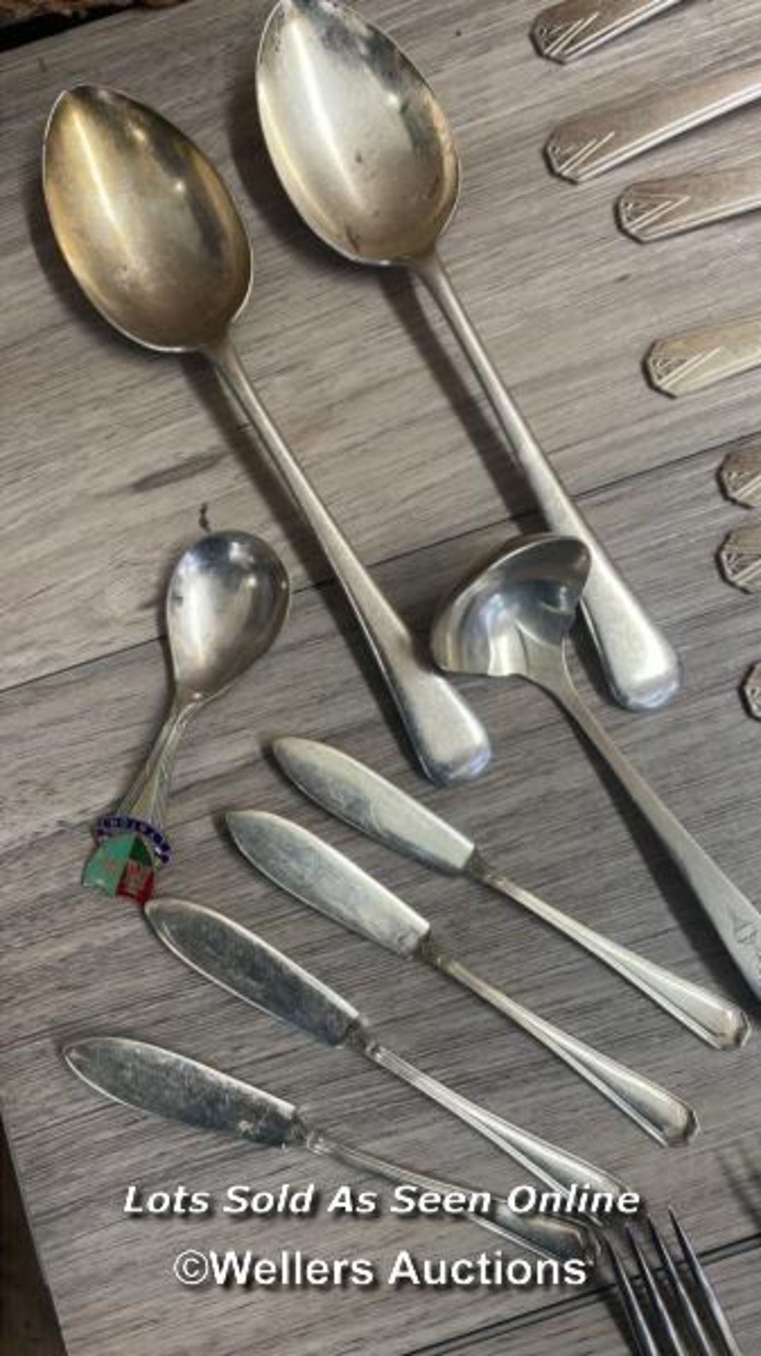 A LARGE COLLECTION OF COMMUNITY PLATE CUTLERY, COFFEE POT, MILK JUG, SUGAR BOWL AND SUGAR NIPS - Image 14 of 16