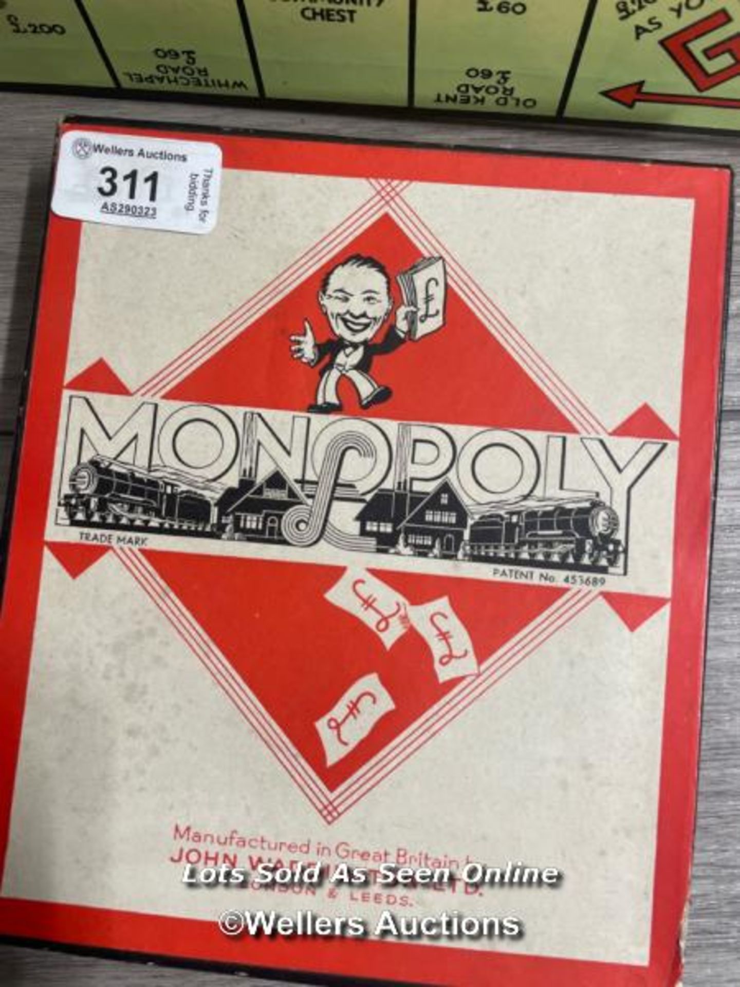 MONOPOLY SET INCLUDING BOARD - Image 3 of 3