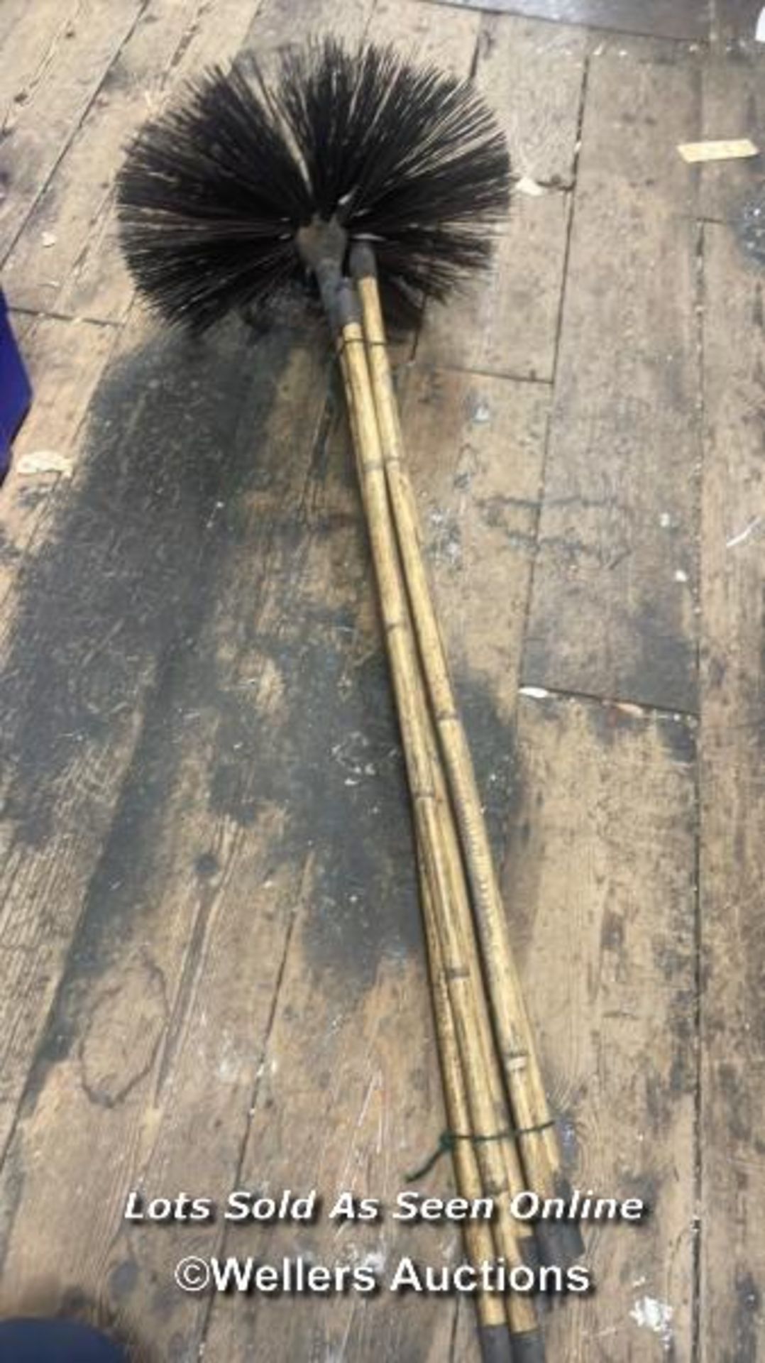 VINTAGE CHIMNEY BRUSH, IDEAL FOR THEATRE PRODUCTION - Image 2 of 2