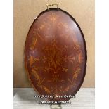 *SHERATON REVIVAL MAHOGANY SERVING TRAY, INLAID, ANTIQUE EDWARDIAN CIRCA 1900