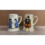 ROYAL DOULTON TANKARD (D4750) "SIR ANDREW AGUECHEEK" FROM SHAKESPEARS TWELTH NIGHT AND A ROYAL