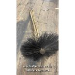 VINTAGE CHIMNEY BRUSH, IDEAL FOR THEATRE PRODUCTION