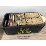 OVER 100 X ASSORTED VINYL SINGLES MAINLY 80'S & 90'S