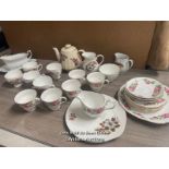 ASSORTED PART TEA SERVICE INCLUDING ROYAL CROFTON, CHODZIEZ AND GAINSBOROUGH (29)