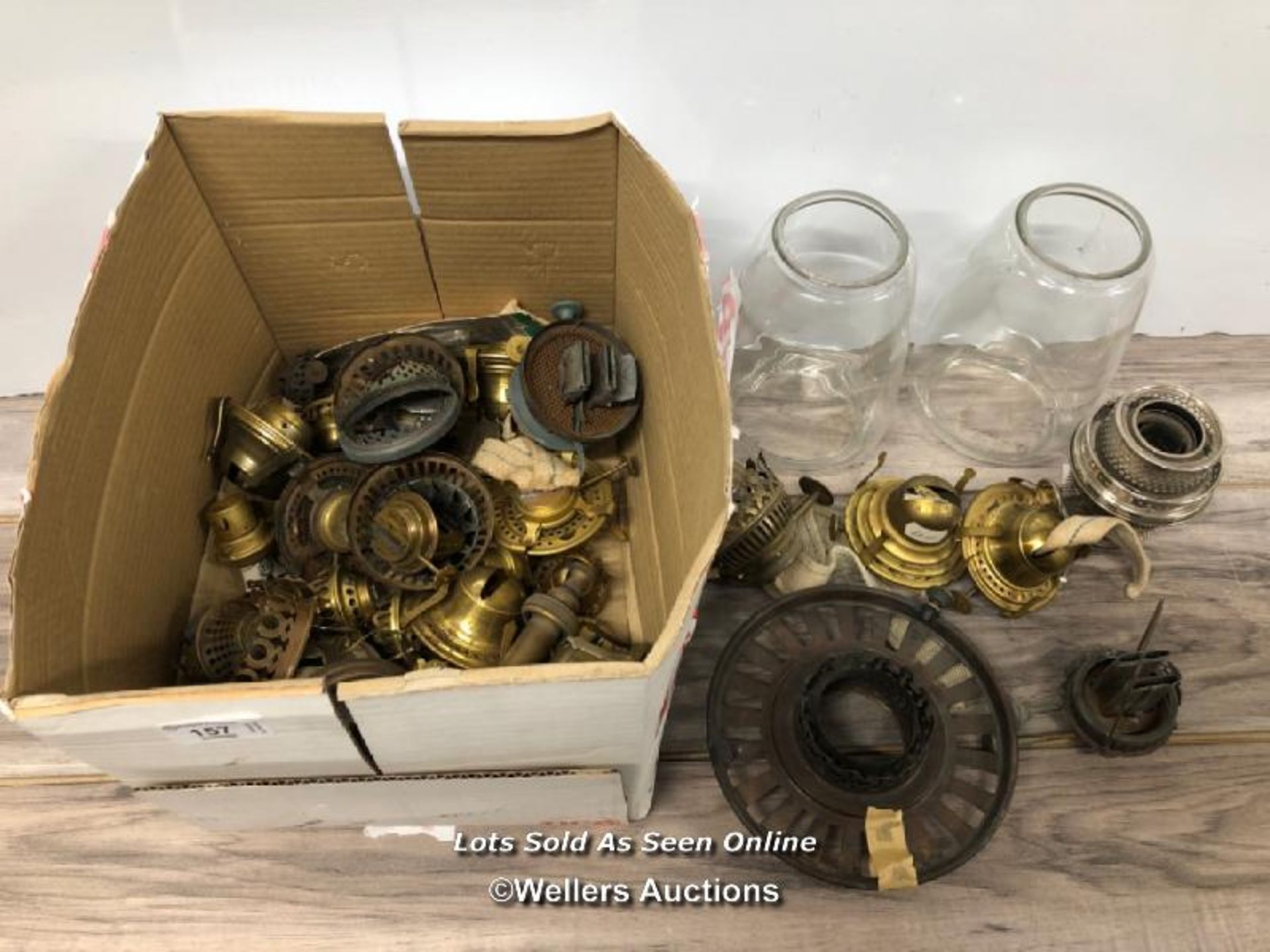 *OIL LAMP PARTS INCLUDING BURNERS AND SHADES