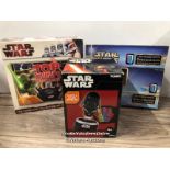 STAR WARS - THREE GAMES INCLUDING TOP TRUMPS