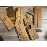 SIX VINTAGE WOODWORKING PLANES