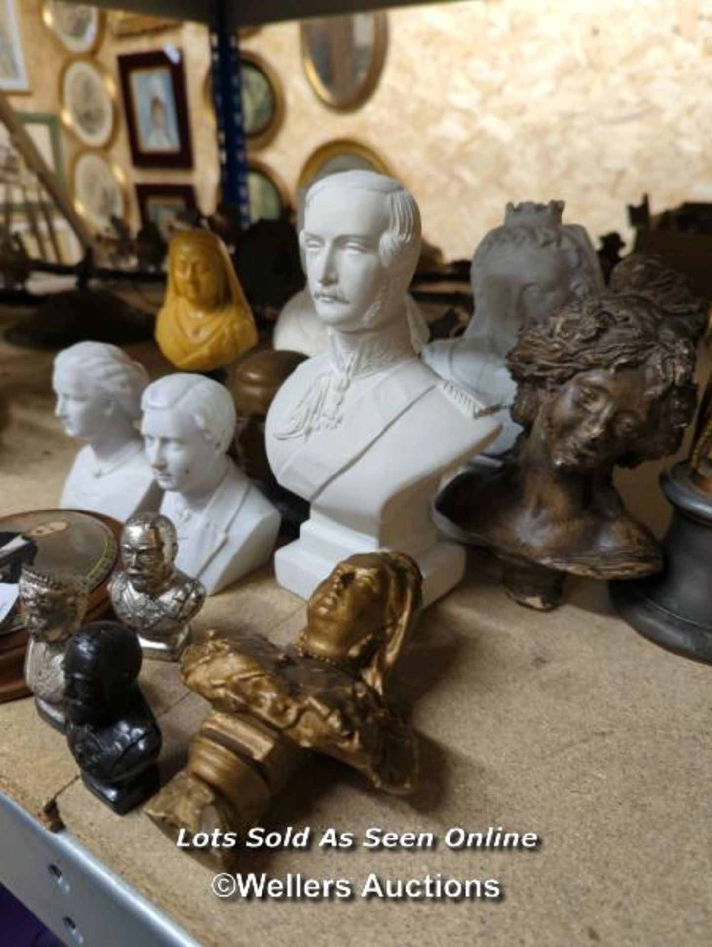 *FOURTEEN VARIOUS BUSTS INCLUDING QUEEN VICTORIA / ALL LOTS ARE LOCATED AT AUTHENTIC RECLAMATION TN5 - Image 2 of 3