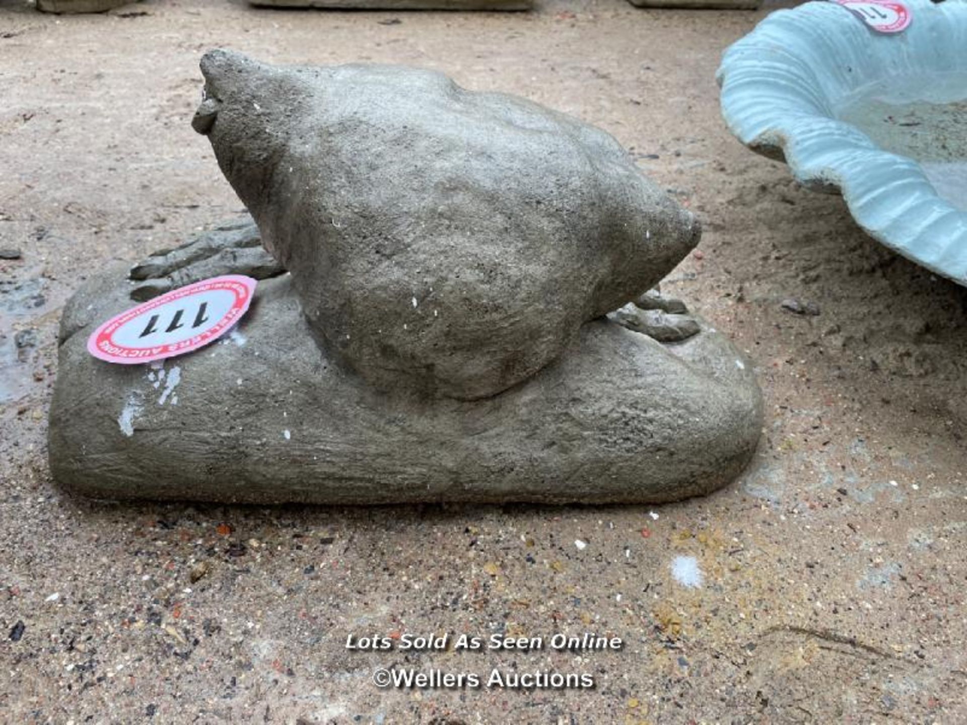 *CONCRETE GARGOYLE BUST, 11 HIGH X 19 WIDE X 12 DEEP / ALL LOTS ARE LOCATED AT AUTHENTIC RECLAMATION - Image 2 of 2