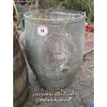 *LARGE GALVANISED BARREL / ALL LOTS ARE LOCATED AT AUTHENTIC RECLAMATION TN5 7EF