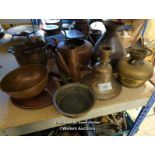 *LARGE ASSORTED OF COPPER POTS, PANS, JUGS, ETC. / ALL LOTS ARE LOCATED AT AUTHENTIC RECLAMATION TN5