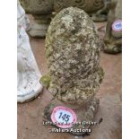 *CONCRETE FINIAL, 19 INCHES HIGH / ALL LOTS ARE LOCATED AT AUTHENTIC RECLAMATION TN5 7EF
