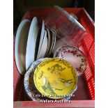 *CRATE OF ASSORTED CROCKERY / ALL LOTS ARE LOCATED AT AUTHENTIC RECLAMATION TN5 7EF