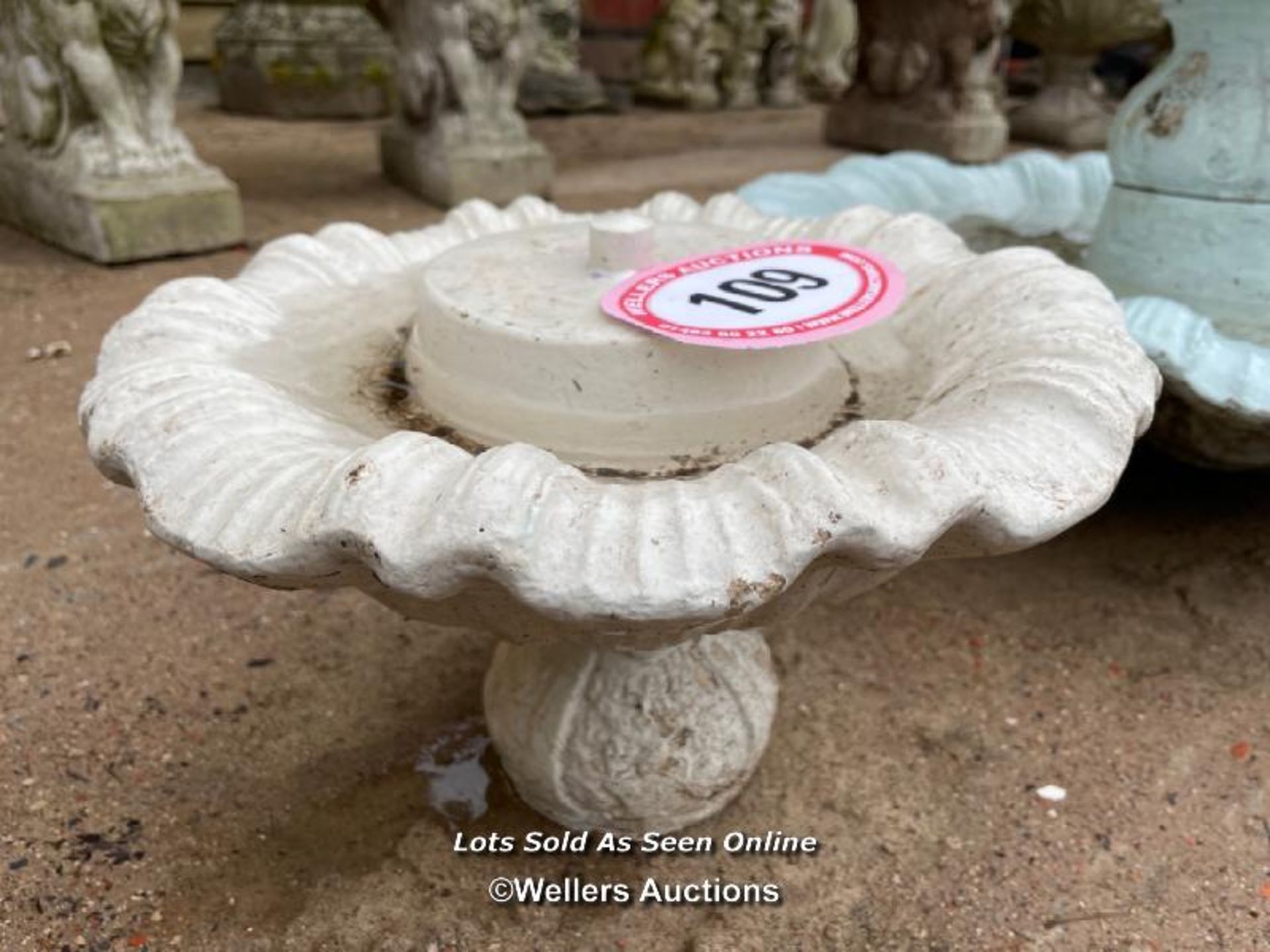 *PART OF A FOUNTAIN, 8 HIGH X 13 DIAMETER / ALL LOTS ARE LOCATED AT AUTHENTIC RECLAMATION TN5 7EF