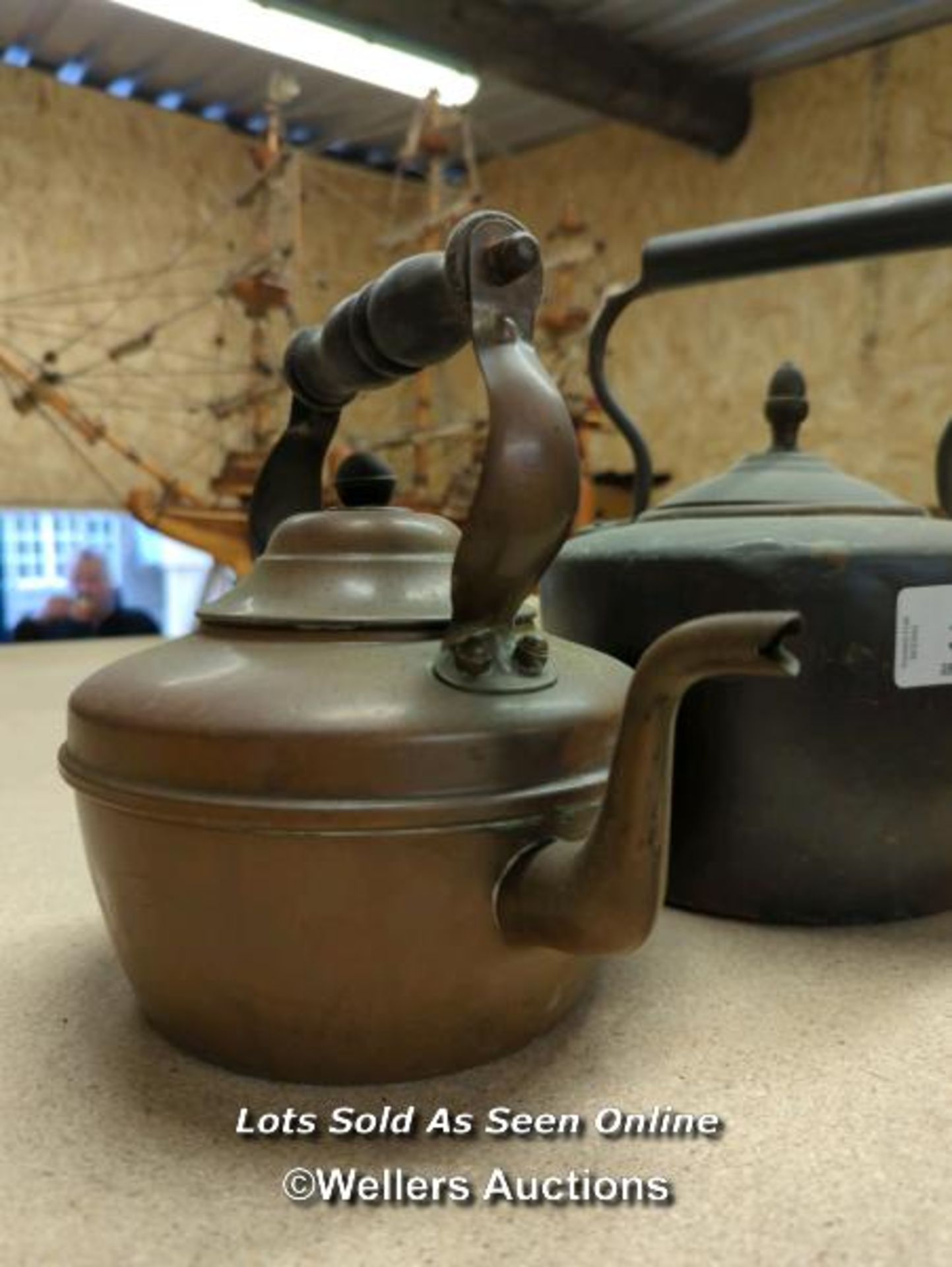 *TWO COPPER KETTLES / ALL LOTS ARE LOCATED AT AUTHENTIC RECLAMATION TN5 7EF - Image 2 of 3