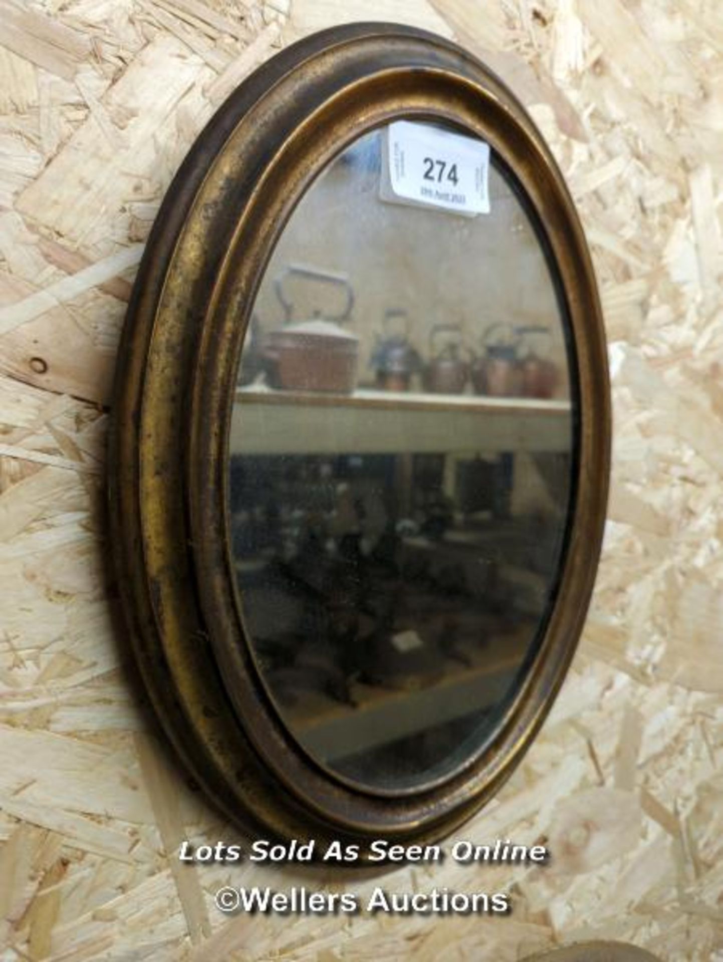 *FIVE VARIOUS MIRRORS / ALL LOTS ARE LOCATED AT AUTHENTIC RECLAMATION TN5 7EF - Image 2 of 3