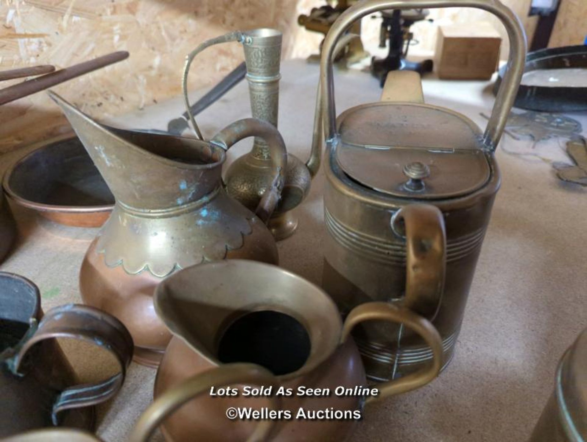 *AN ASSORTMENT OF COPPER JUGS, ETC. / ALL LOTS ARE LOCATED AT AUTHENTIC RECLAMATION TN5 7EF - Image 2 of 2