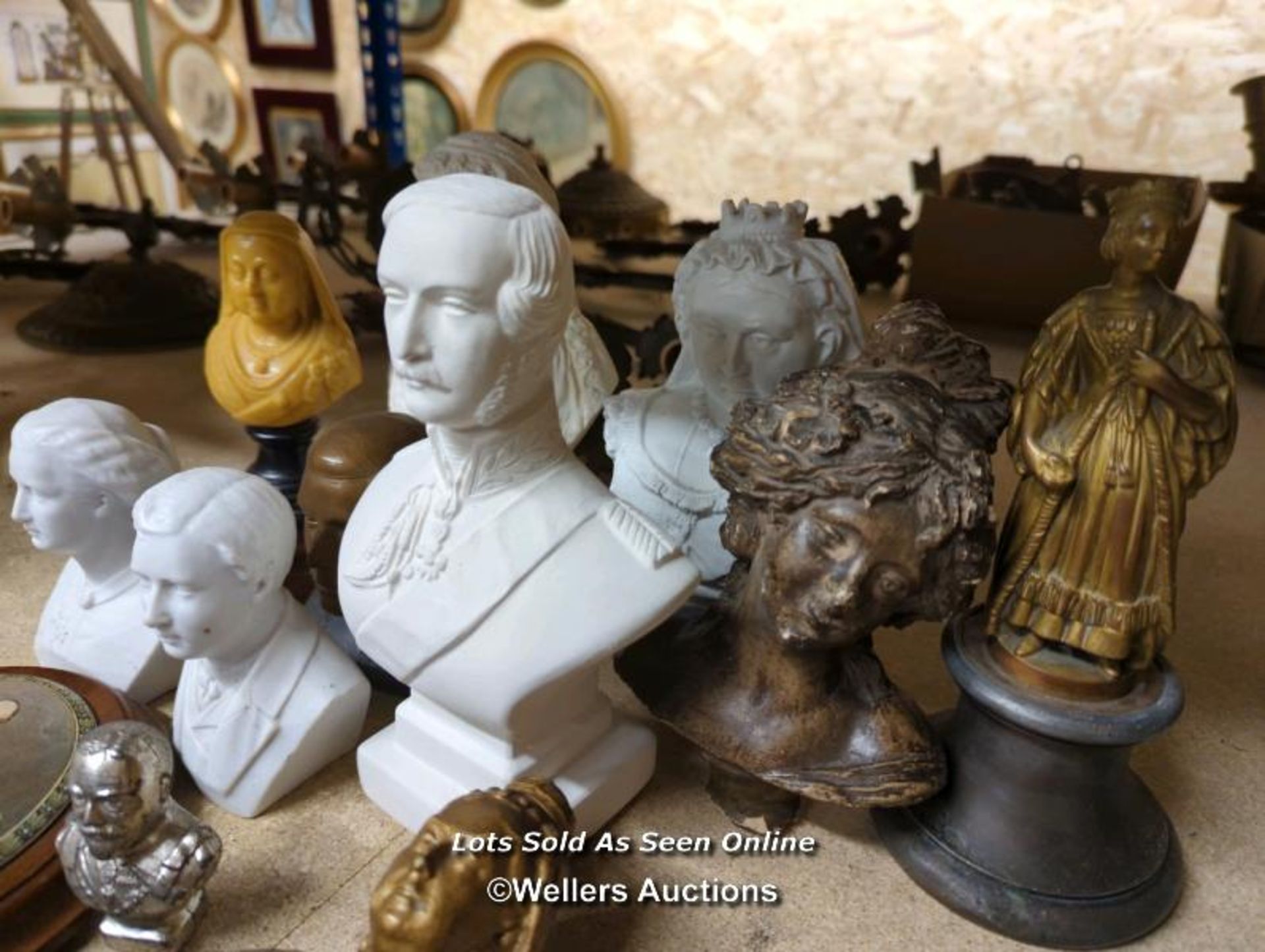 *FOURTEEN VARIOUS BUSTS INCLUDING QUEEN VICTORIA / ALL LOTS ARE LOCATED AT AUTHENTIC RECLAMATION TN5 - Image 3 of 3