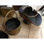 *ONE COPPER COAL SHUTTLE AND ONE COPPER COAL BUCKET / ALL LOTS ARE LOCATED AT AUTHENTIC