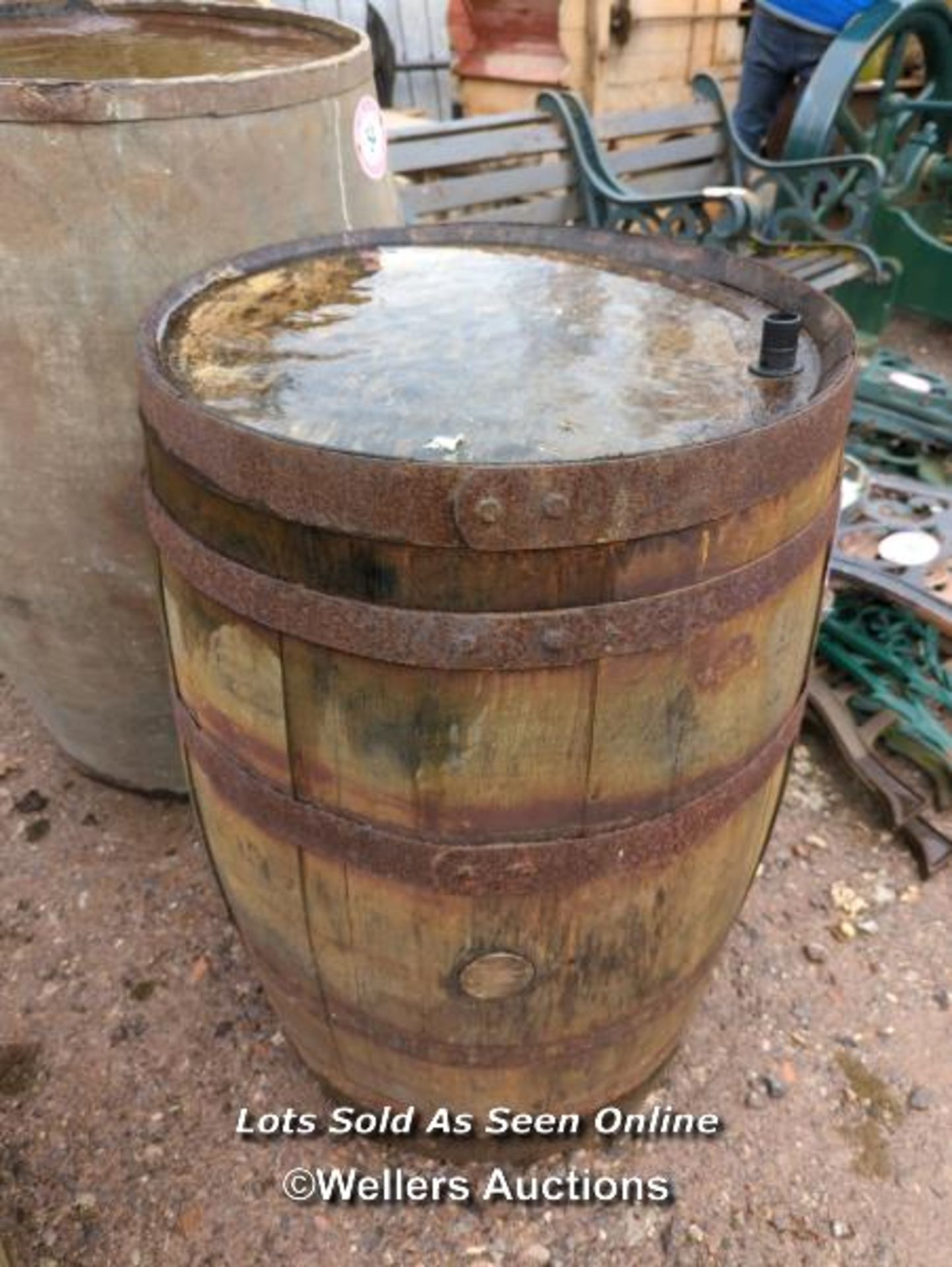 *OAK BARREL / ALL LOTS ARE LOCATED AT AUTHENTIC RECLAMATION TN5 7EF - Image 2 of 4