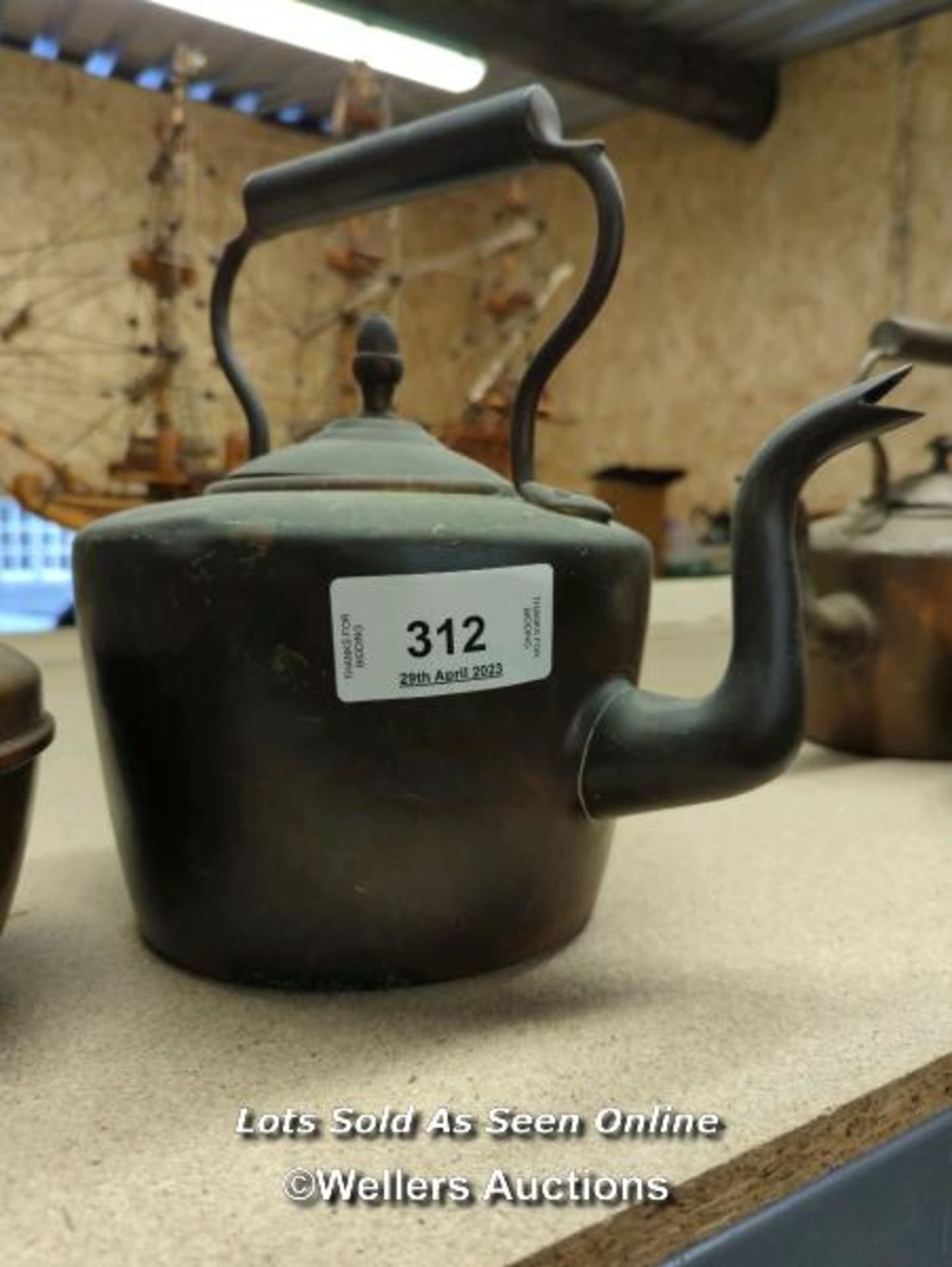 *TWO COPPER KETTLES / ALL LOTS ARE LOCATED AT AUTHENTIC RECLAMATION TN5 7EF - Image 3 of 3