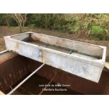 *GALVANISHED TROUGH, 9.5 HIGH X 62 LONG X 24 DEEP / ALL LOTS ARE LOCATED AT AUTHENTIC RECLAMATION