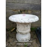*CONCRETE URN ON BASE, 31 HIGH X 30 DIAMETER / ALL LOTS ARE LOCATED AT AUTHENTIC RECLAMATION TN5