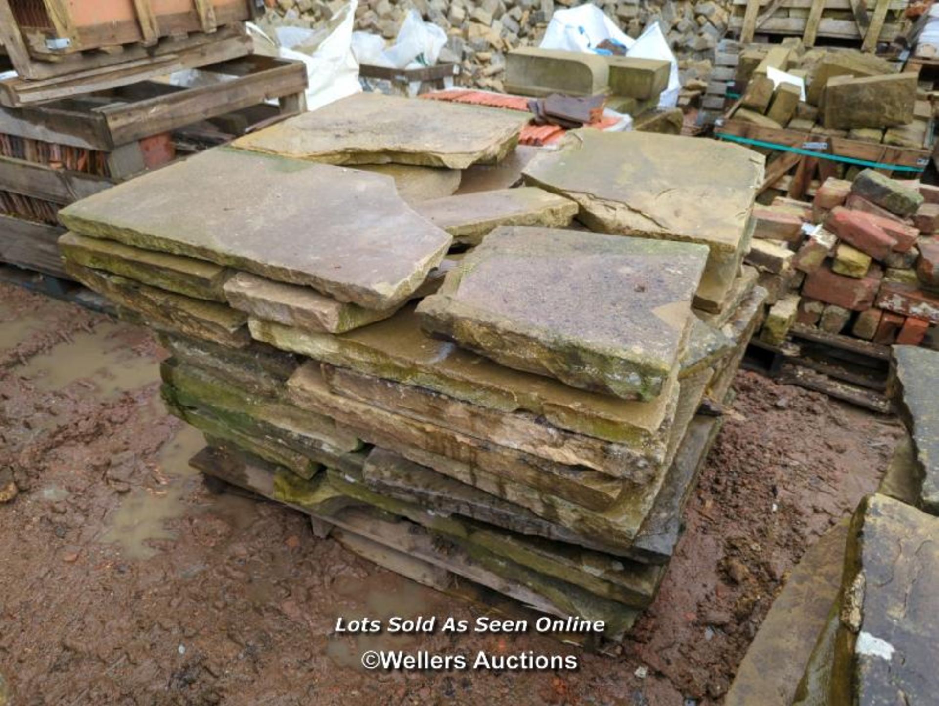 *APPROX 9 SQUARE METERS OF YORK STONE / ALL LOTS ARE LOCATED AT AUTHENTIC RECLAMATION TN5 7EF