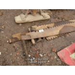 *FOUR OLD PIT SAWS / ALL LOTS ARE LOCATED AT AUTHENTIC RECLAMATION TN5 7EF