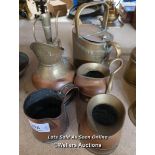 *AN ASSORTMENT OF COPPER JUGS, ETC. / ALL LOTS ARE LOCATED AT AUTHENTIC RECLAMATION TN5 7EF