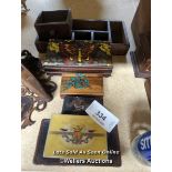 *SEVEN VARIOUS BOXES AND WOODEN DRAWERS / ALL LOTS ARE LOCATED AT AUTHENTIC RECLAMATION TN5 7EF