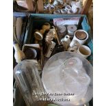 *JOB LOT OF VINTAGE MUGS, SPRAY BOTTLES AND JARS / ALL LOTS ARE LOCATED AT AUTHENTIC RECLAMATION TN5