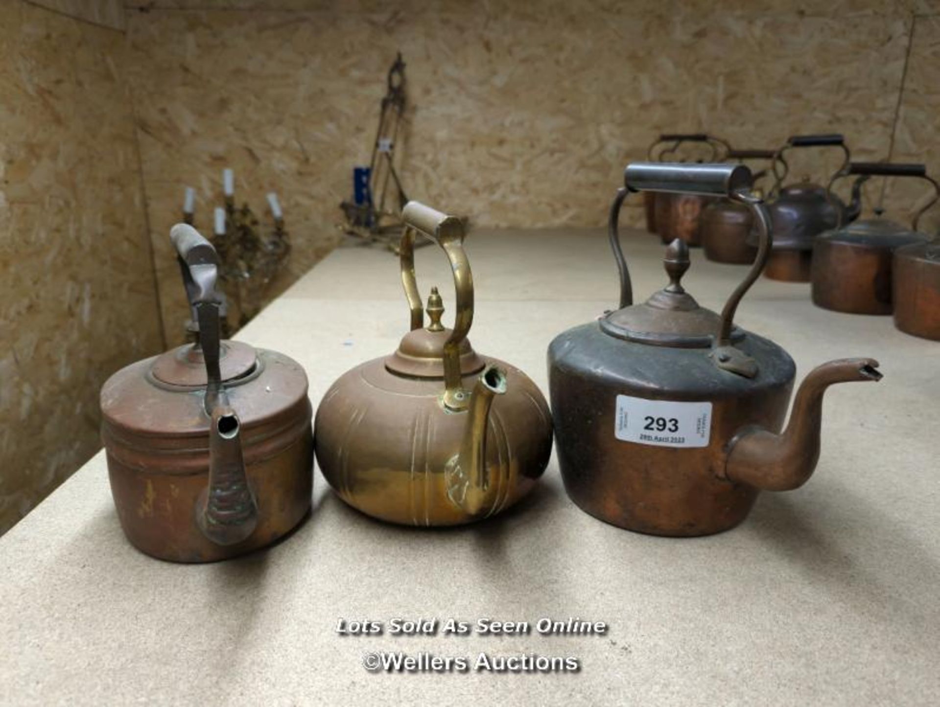 *THREE KETTLES INC. COPPER / ALL LOTS ARE LOCATED AT AUTHENTIC RECLAMATION TN5 7EF