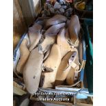 *JOB LOT OF WOODEN SHOE MOULDS / ALL LOTS ARE LOCATED AT AUTHENTIC RECLAMATION TN5 7EF
