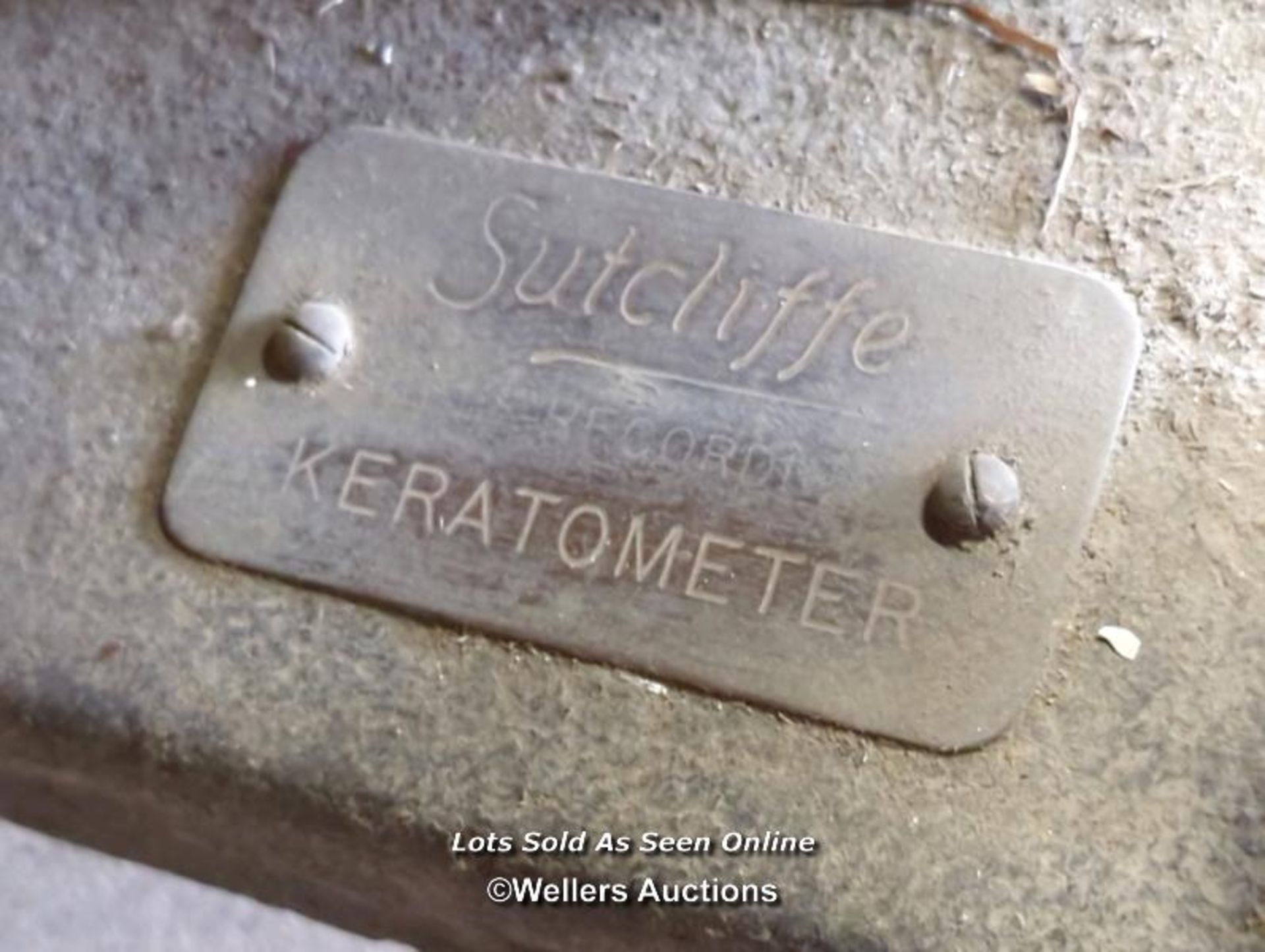 *SUTCLIFFE KERATON METER / ALL LOTS ARE LOCATED AT AUTHENTIC RECLAMATION TN5 7EF - Image 6 of 6