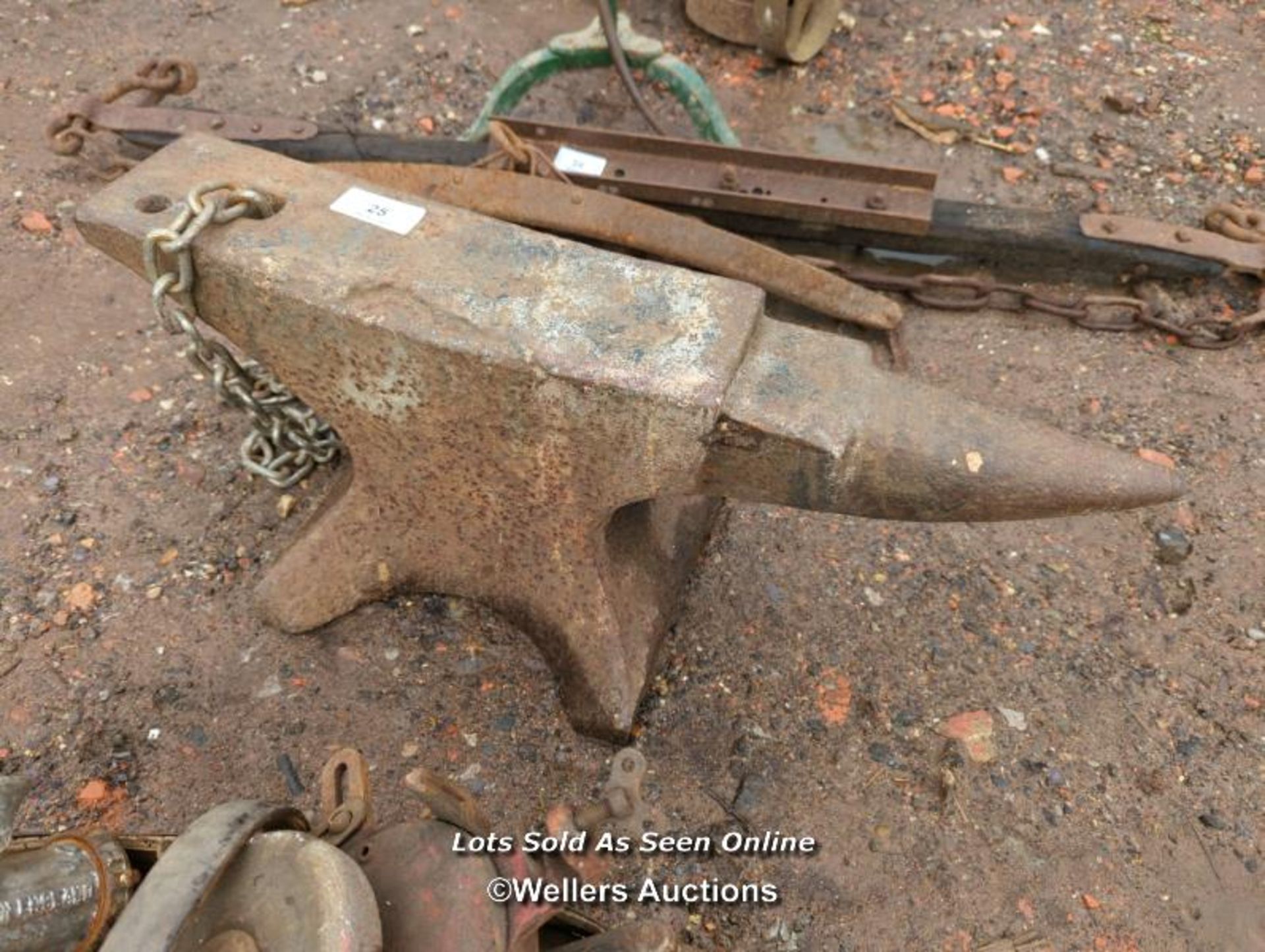 *BLACKSMITHS ANVIL / ALL LOTS ARE LOCATED AT AUTHENTIC RECLAMATION TN5 7EF - Image 2 of 3