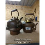 *TWO COPPER KETTLES / ALL LOTS ARE LOCATED AT AUTHENTIC RECLAMATION TN5 7EF