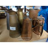 *SEVEN ASSORTED COPPER JUGS, ETC. / ALL LOTS ARE LOCATED AT AUTHENTIC RECLAMATION TN5 7EF