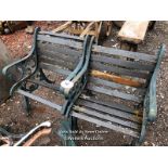 *PAIR OF BENCHES (IN NEED OF REPAIR) / ALL LOTS ARE LOCATED AT AUTHENTIC RECLAMATION TN5 7EF