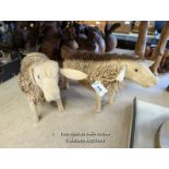 *TWO WOODEN COWS / ALL LOTS ARE LOCATED AT AUTHENTIC RECLAMATION TN5 7EF