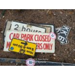 *COLLECTION OF ROAD SIGNS / ALL LOTS ARE LOCATED AT AUTHENTIC RECLAMATION TN5 7EF