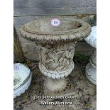 *LARGE CONCRETE URN, 38 HIGH X 60 DIAMETER / ALL LOTS ARE LOCATED AT AUTHENTIC RECLAMATION TN5 7EF