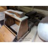 *SHOE SHINE BOX AND BOOT PULLER / ALL LOTS ARE LOCATED AT AUTHENTIC RECLAMATION TN5 7EF