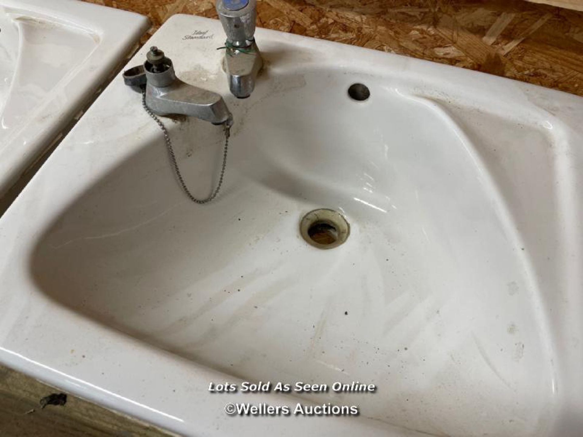 *TWO IDEAL STANDARD SINKS / ALL LOTS ARE LOCATED AT AUTHENTIC RECLAMATION TN5 7EF - Image 2 of 3
