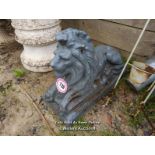 *PAINTED CONCRETE RECUMBENT LION 22 HIGH X 12 WIDE X 28 DEEP / ALL LOTS ARE LOCATED AT AUTHENTIC
