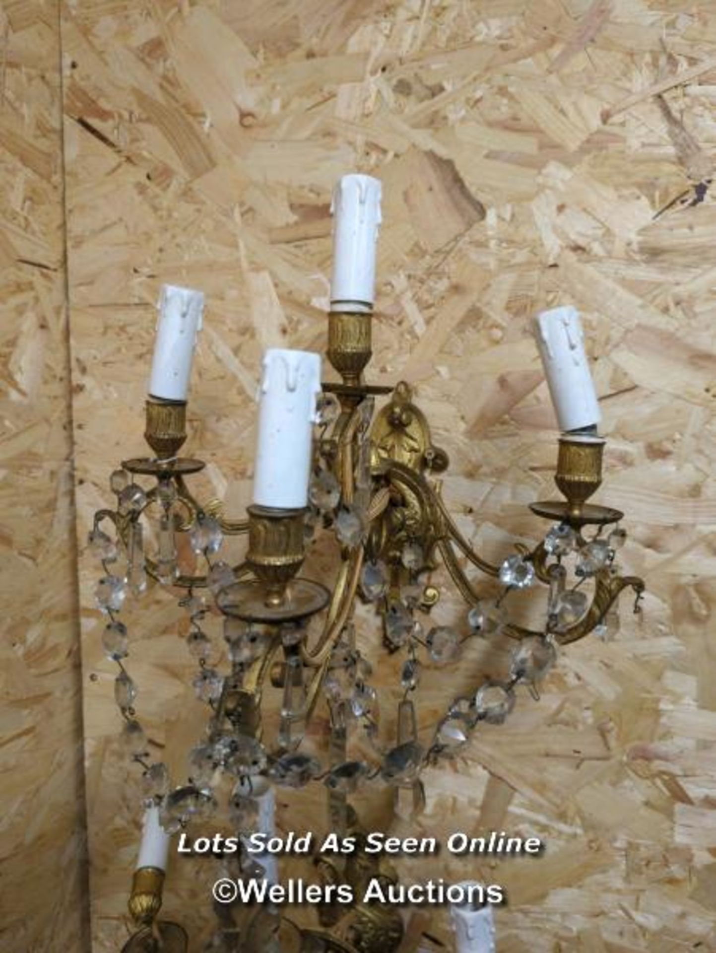 *PAIR OF WALL LIGHTS (A/F) / ALL LOTS ARE LOCATED AT AUTHENTIC RECLAMATION TN5 7EF - Image 2 of 3