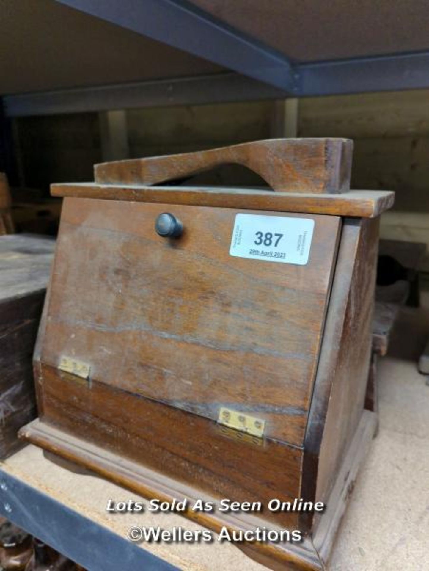 *SHOE SHINE BOX AND BOOT PULLER / ALL LOTS ARE LOCATED AT AUTHENTIC RECLAMATION TN5 7EF - Image 3 of 4