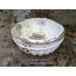 *CONCRETE URN TOP, 12 HIGH X 21 DIAMETER / ALL LOTS ARE LOCATED AT AUTHENTIC RECLAMATION TN5 7EF