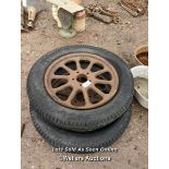 *PAIR OF WHEELS / ALL LOTS ARE LOCATED AT AUTHENTIC RECLAMATION TN5 7EF