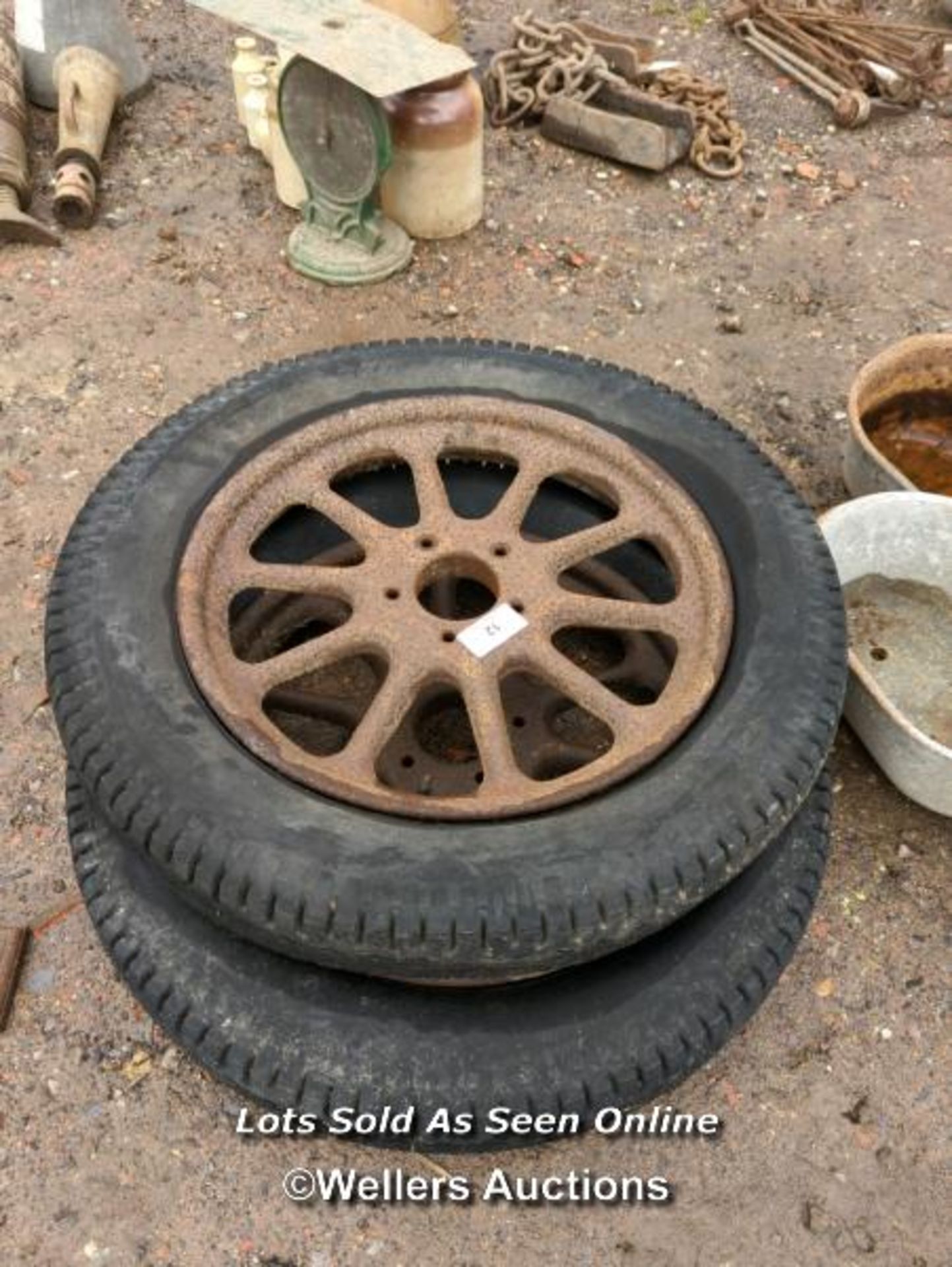 *PAIR OF WHEELS / ALL LOTS ARE LOCATED AT AUTHENTIC RECLAMATION TN5 7EF